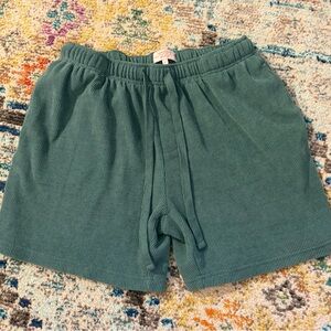 Negative Space ribbed shorts